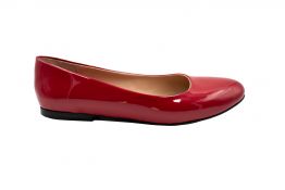 Liz Red Flat To Size 17